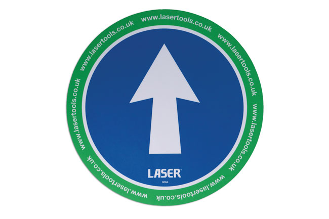 Laser Tools 61703 Laser Tools Floor Sticker Arrow Direction 6pc x 2