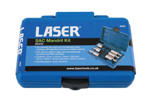 Laser Tools 6853 SAC Mandrel Kit - for BMW