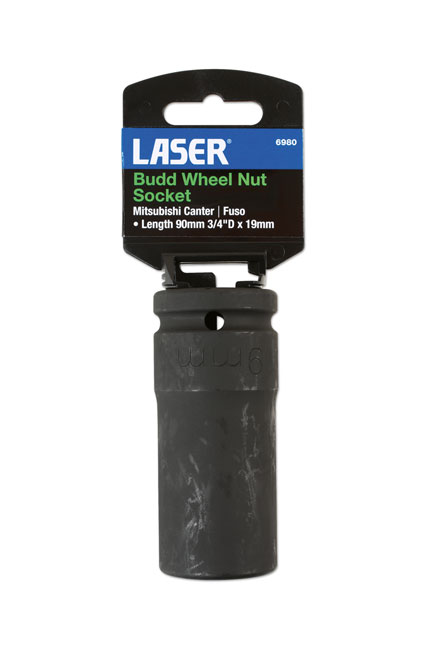 Laser Tools 6980 Budd Wheel Nut Socket 3/4"D 19mm