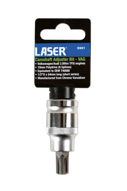 Laser Tools 6991 Camshaft Adjuster Bit - for VAG