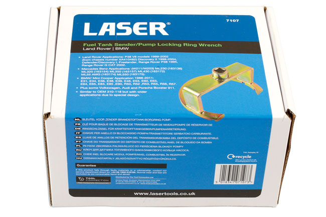Laser Tools 7107 Fuel Tank Sender/Pump Locking Ring Wrench