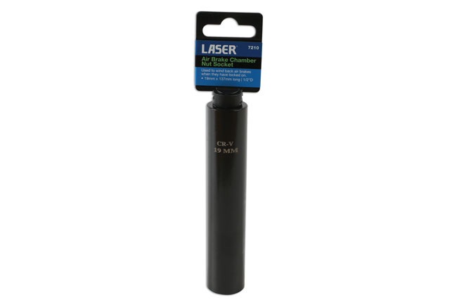 Laser Tools 7210 Air Brake Chamber Nut Socket 1/2"D 19mm