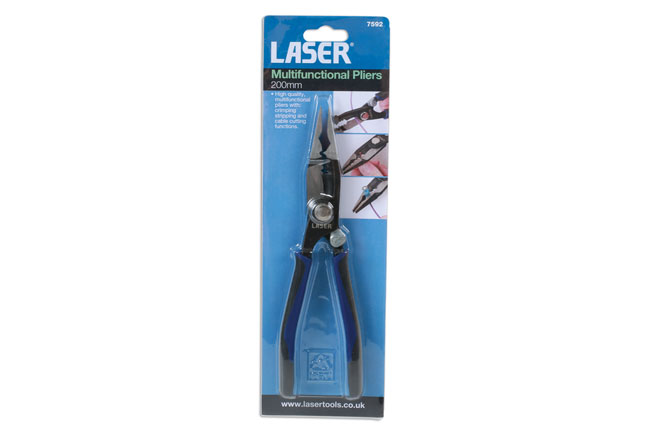 Laser Tools 7592 Multifunctional Pliers 200mm