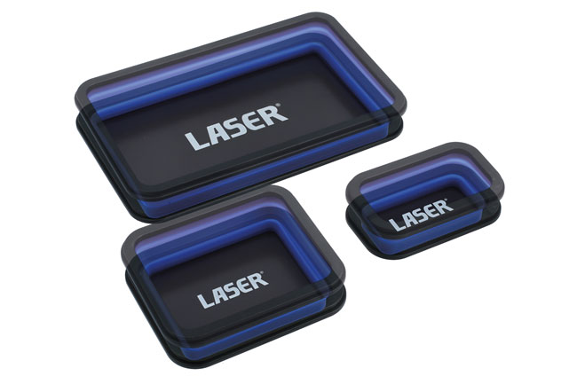 Laser Tools 8755 Magnetic Parts Tray Set 3pc