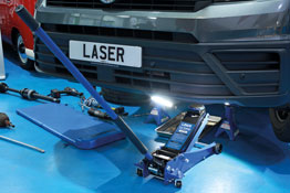 Laser Tools 8838 Low Profile Trolley Jack with Quick Lift - 3.5 Tonne